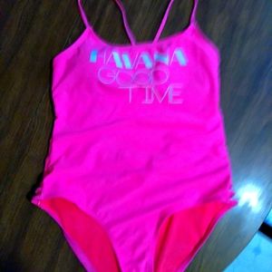 Pink bathing suit